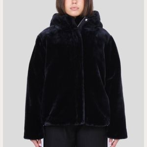 Samsoe Sabal Faux Fur Jacket NWOT
